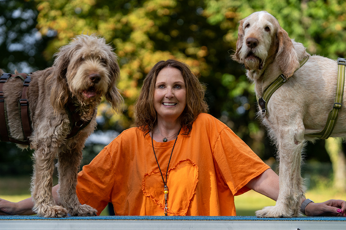 Conny Harms Conny Harms mit Bona und Campino © Foto: XXX